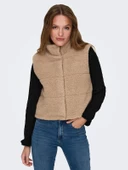 ONLY Bayan Peluş Kısa Yelek 15301373 - 1