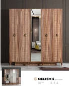 MELTEM MDF 5 KAPILI DOLAP - 1