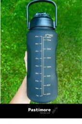 Premium Dayanıklı BPA Fitalat Toksit İçermez Aile Boyu 2000-750-300 ML Motivasyon Suluk Seti - 3