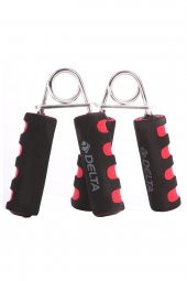 Delta Sünger Tutamaçlı İki Adet Deluxe El Yayı - Kırmızı & Siyah - 1