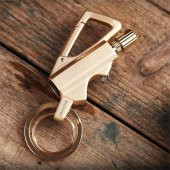 Zorro Sm-467T Benzinli Anahtarlık Kibrit Çakmak Altın Renk thumbnail 6