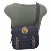 Ççs 31326 Kanvas Postacı Askılı Omuz Çantası Siyah thumbnail 5