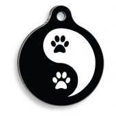 PetTagArt Qr Smart ID Yin Yang Patiler Kedi ve Köpek Künyesi - 1