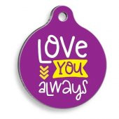 PetTagArt Qr Smart ID Love You Kedi ve Köpek Künyesi - 1