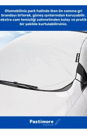Premium 4 Mevsim Modeli Dolu & Güneş Için Koruma Buz Önleyici Koruyucu Araba Brandası Örtüsü - 3