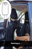 Premium 2 Adet Pvc Araç Kir Leke Örtüsü Koltuk Arkası Koruyucu Oto Çocuk Şeffaf Kılıfı - 2 Adet - 5