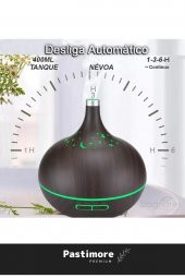 Premium Şık Ultrasonik Led Rgb Işık Parfüm Şişesi Ev Araba Aromatik Hava Nemlendirici 300ml - 6