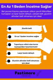 Ultra İnceltici Yüksek Bel Silikon Dikişsiz Sıkılaştırıcı Karın Toparlayıcı Slip-String Kadın Korse - 4