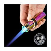 Jobun 3 Jet Torch Bütan Çakmak Altın Renk - 7