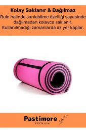 Su Geçirmez Konfor Modeli Taşıma Askılı Çift Taraflı Kamp Zemin Çadır Uyku Matı Pembe Yer Minderi - 5