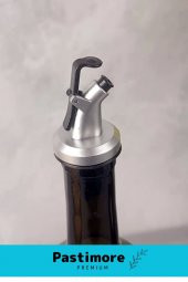 Özel Seri Büyük Boy Damlatmaz Zeytinyağı Sıvıyağ Şişesi Yağdanlık Cam Yağlık 750 ml - 2'li Set - 5