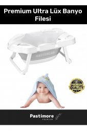 Premium Ultra Lüx Tüm Küvetler Ile Uyumlu Katlanır Kaydırmaz Bebek Çocuk Yıkama Duş Banyo Filesi - 1