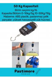 Seyahat Bavul Ağırlık Tartı Dijital Çok Amaçlı Taşınabilir Bagaj Tartısı Max 50 kg - 3