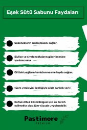 %100 Doğal 2'li Antibakteriyel El Yüz Vücut Saç Cilt Orijinal Vegan Eşek Sütü Sabunu - 3