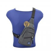 Newish Polo Bodybag Sırt ve Göğüs Çantası Siyah - 3