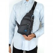 Newish Polo Bodybag Sırt ve Göğüs Çantası Siyah - 5