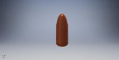 9Mm Parabellum, 9Mm Para, 9 × 19Mm Nato Dummy Yuvarlak Plastik Aparat - 3