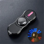 Stres Çarklı Işıklı Usb Şarjlı Tesla Çakmak Füme thumbnail 1