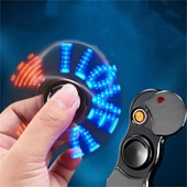 Stres Çarklı Işıklı Usb Şarjlı Tesla Çakmak Füme thumbnail 2