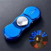 Stres Çarklı Işıklı Usb Şarjlı Tesla Çakmak Lacivert - 6