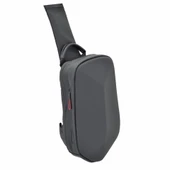 Ccs Tek Omuz Askılı Sırt ve Göğüs Çantası Usb Çıkışlı Siyah thumbnail 2