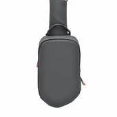 Ccs Tek Omuz Askılı Sırt ve Göğüs Çantası Usb Çıkışlı Siyah thumbnail 3