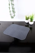 Büyük Boy Çok Amaçlı Bulaşık Matı, Kaydırmaz Silikon Kurutmalık Lavabo Buzluk Halısı 40x30,5 cm - 2