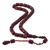 Kesme Model Kahverengi-Sarı Katalin Tesbih thumbnail 1