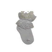 ÜNLÜ DANTELLİ KIZ ÇOCUK ÇORAP - 3