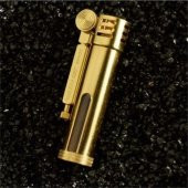 Zorro Z556 Benzinli Camlı Muhtar Çakmağı Altın Sarısı - 3