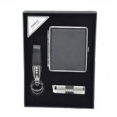 Honest Tabaka Çakmak Anahtarlık Set Siyah thumbnail 3