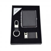 Honest Tabaka Çakmak Anahtarlık Set Siyah thumbnail 4