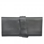 Hakiki Deri  Organizer Mini Rulo Siyah - 1