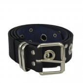 Vegan Deri Hll131 Puntolu Kadın Kemer 100 Cm Siyah - 2