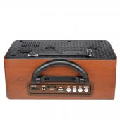 Retro Nostaljik Mdu112bt Radyo Bluetooth Kumandalı USB/SD Müzik Çalar Radyo - 1
