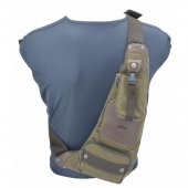 Ccs Kanvas Kumaş Sırt Çantası Body Bag Kahve - 1