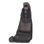 Ccs Kanvas Kumaş Sırt Çantası Body Bag Siyah - 2