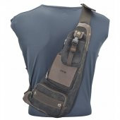 Ccs Kanvas Kumaş Sırt Çantası Body Bag Siyah - 3