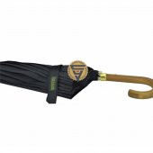 April A-213G 10 Telli Baston Sap Şemsiye Siyah thumbnail 1