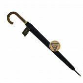 April A-213G 10 Telli Baston Sap Şemsiye Siyah thumbnail 2