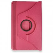 Samsung Galaxy T510 Tab A 10.1 Kılıf 360 Tablet Deri Kılıf Pembe - 2