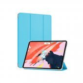 Apple iPad Pro 12.9 2020 2. Nesil Kılıf (A2228-A2068-A2230) Smart Case ve Arka Mavi - 1