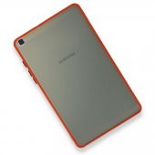 Samsung Galaxy T500 Tab A7 10.4 Montreal Silikon Tablet Kılıfı Kırmızı - 1