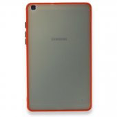 Samsung Galaxy T500 Tab A7 10.4 Montreal Silikon Tablet Kılıfı Kırmızı - 2