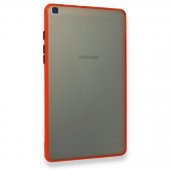 Samsung Galaxy T500 Tab A7 10.4 Montreal Silikon Tablet Kılıfı Kırmızı - 3