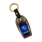 Usb Şarjlı Bmw Anahtarı Görünümlü Fenerli Çakmak Altın thumbnail 1