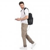 Ççs Fonksiyonel Evrak Laptop Omuz ve Sırt Çantası Siyah thumbnail 4