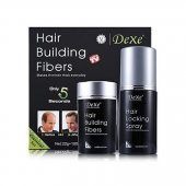 Dexe Saç Dolgunlaştırıcı Fiber Keratin Toz ve Sprey Siyah - 1