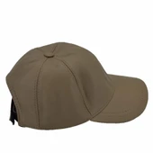 Ayarlanabilir Deri Şapka Bej thumbnail 4