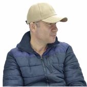 Ayarlanabilir Deri Şapka Bej thumbnail 1